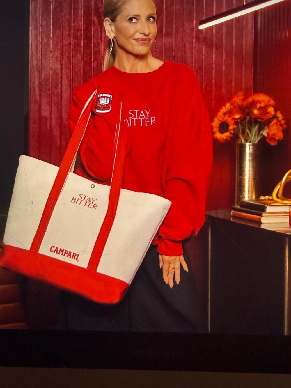 Campari Canvas Tote, Stay Bitter Campaign, New